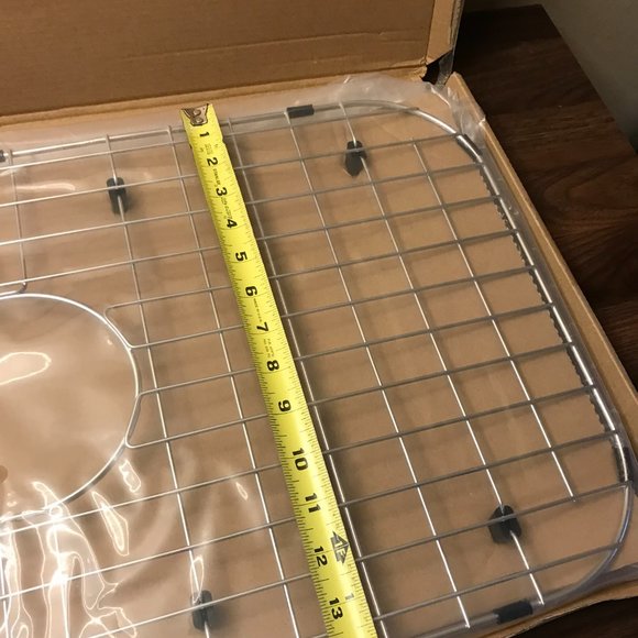 Serene Valley Sink Protector Basin 26-1/16" x 14-1/16" Stainless Steel NLW2614C - Picture 10 of 11